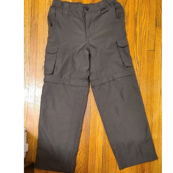 Army Green Cargo Zip Active Hiking Pants - Picture 2 of 6